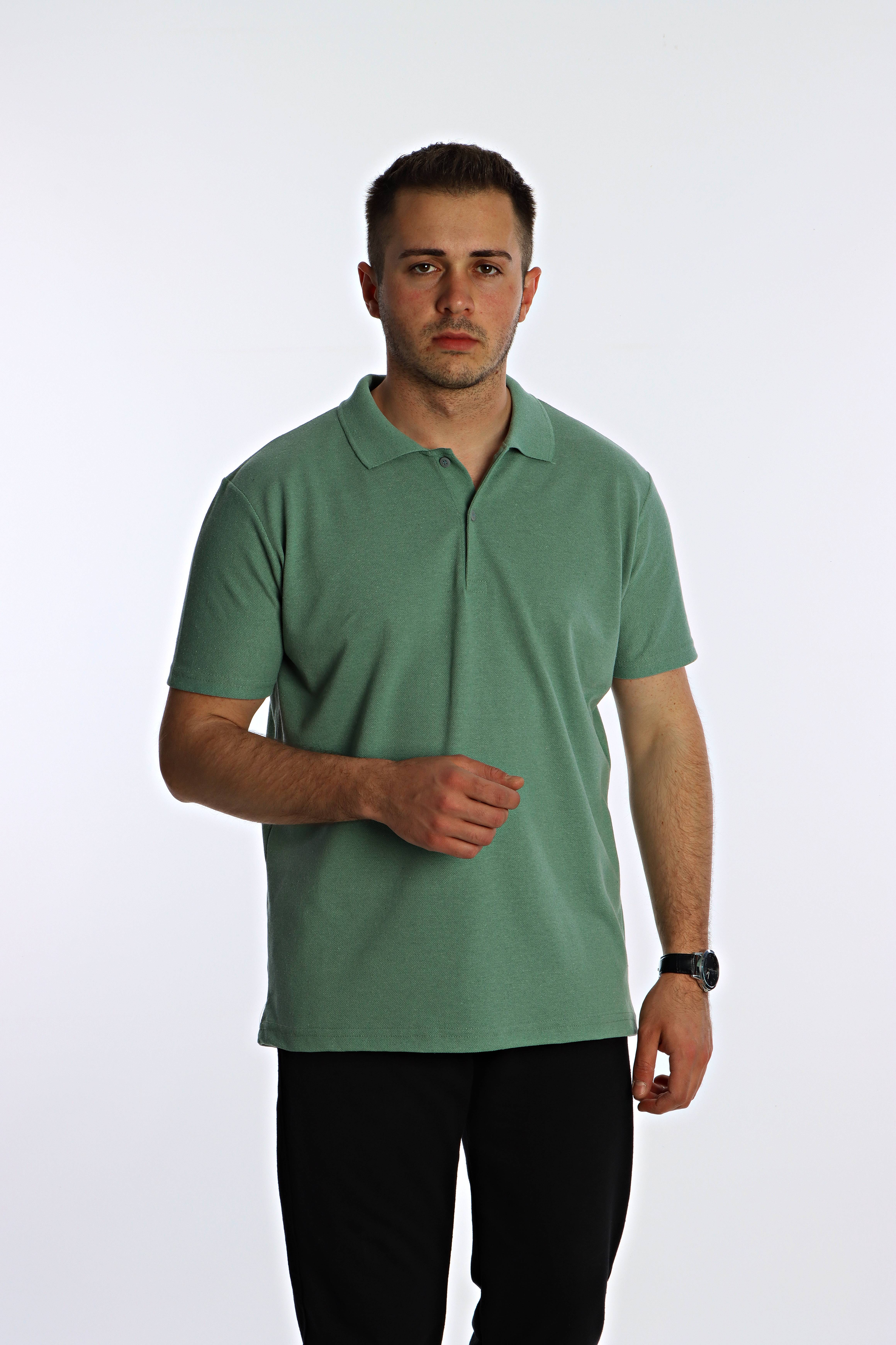 Betep Polo Yaka Tşört Mint Yeşili