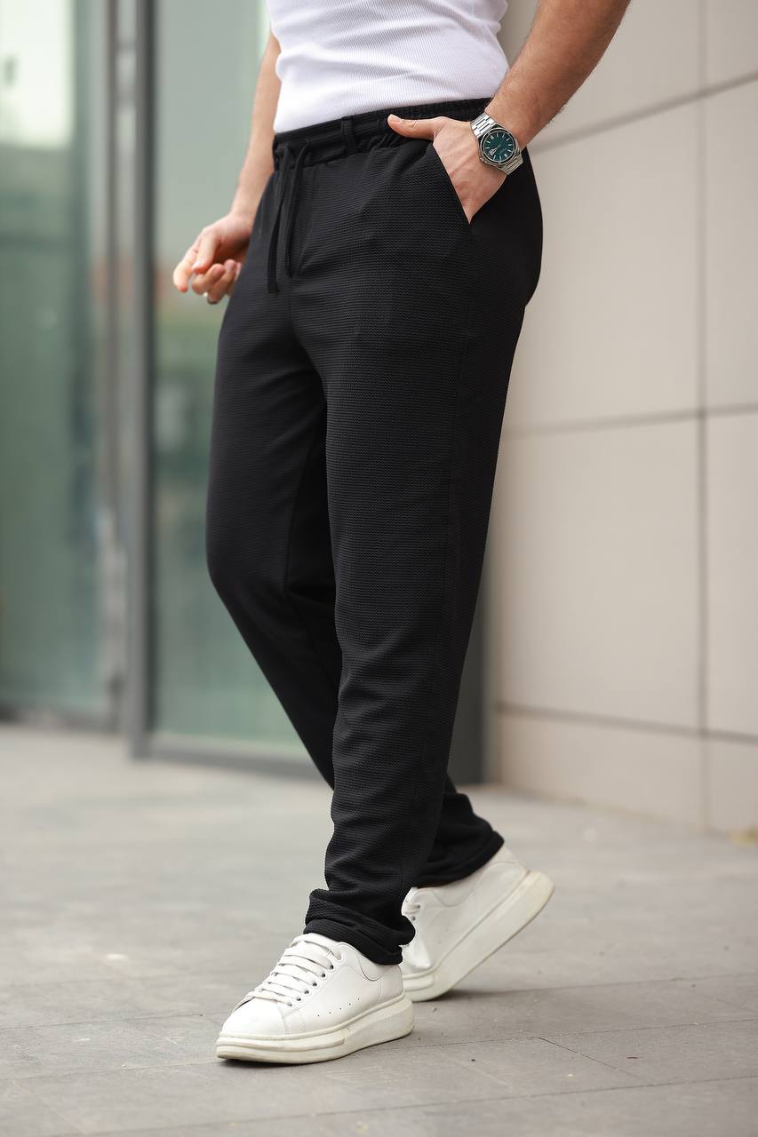 Petek Jogger Pantolon Siyah