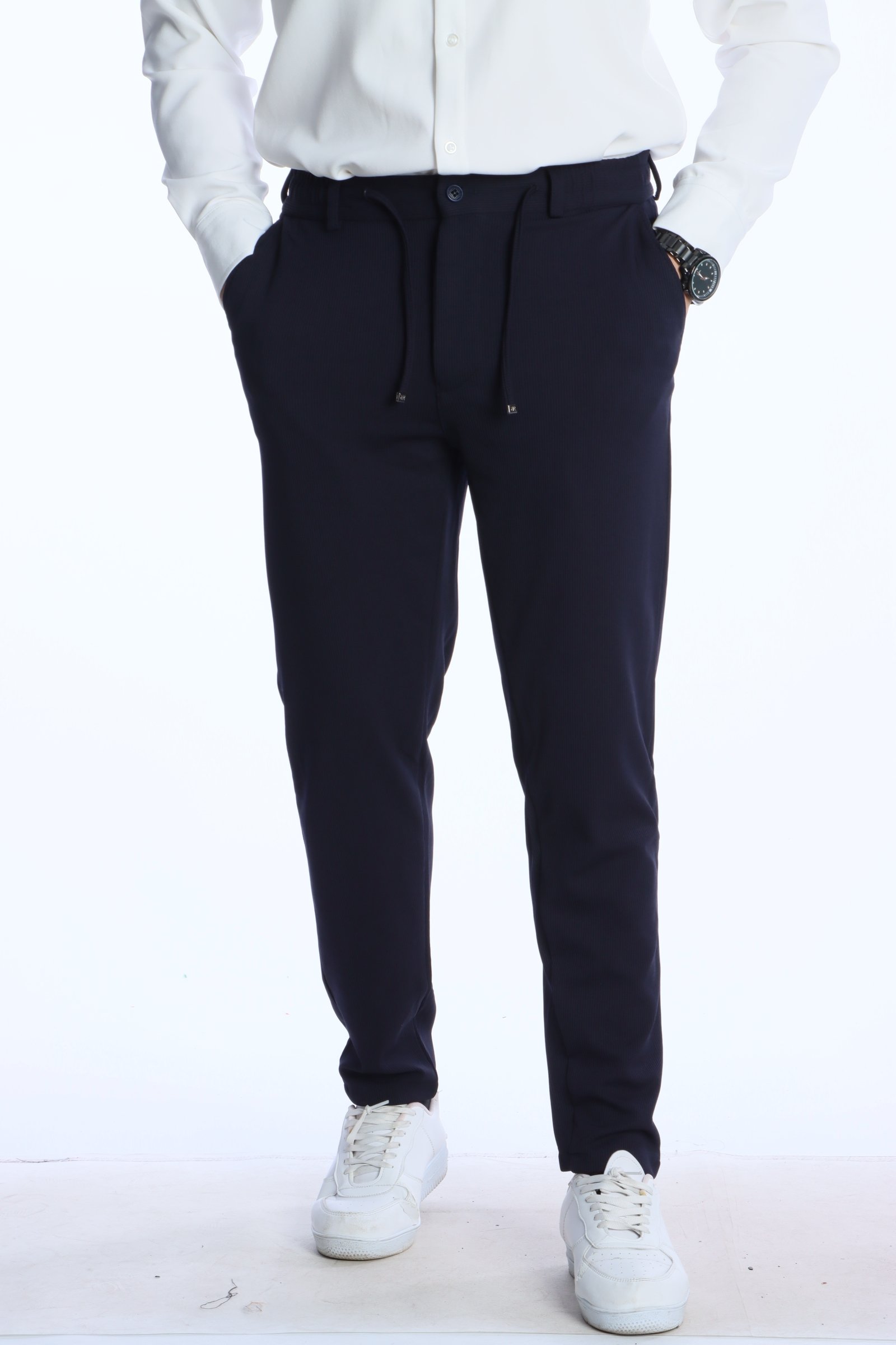 Rbr 01 Fitilli Jogger Pantolon Lacivert