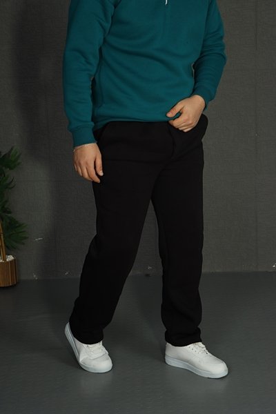 Tkt 3 İplik Baggy Basic Eşofman Siyah