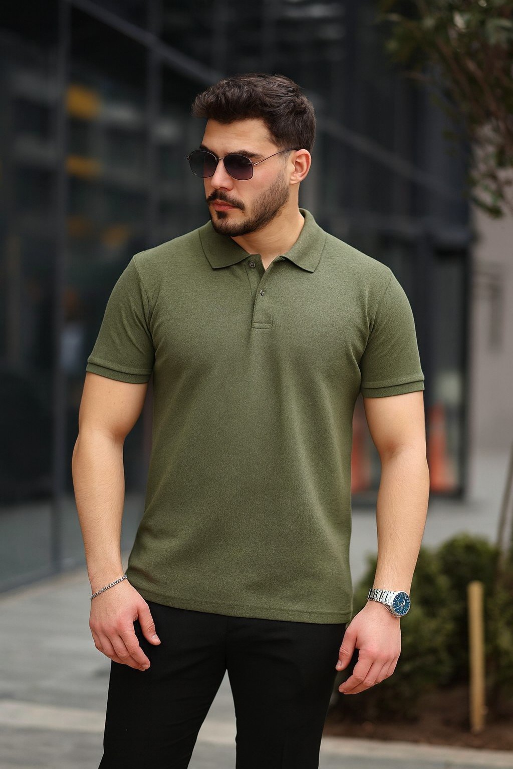 Tmb Eko Polo Yaka Haki