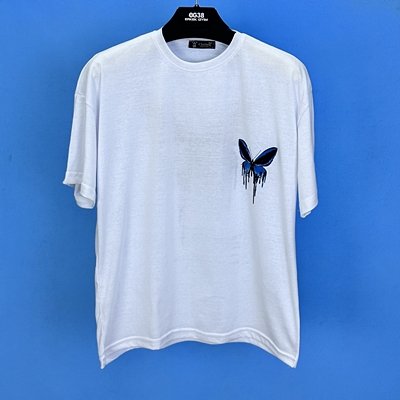 Tmb Kelebek Oversize Tşört Beyaz