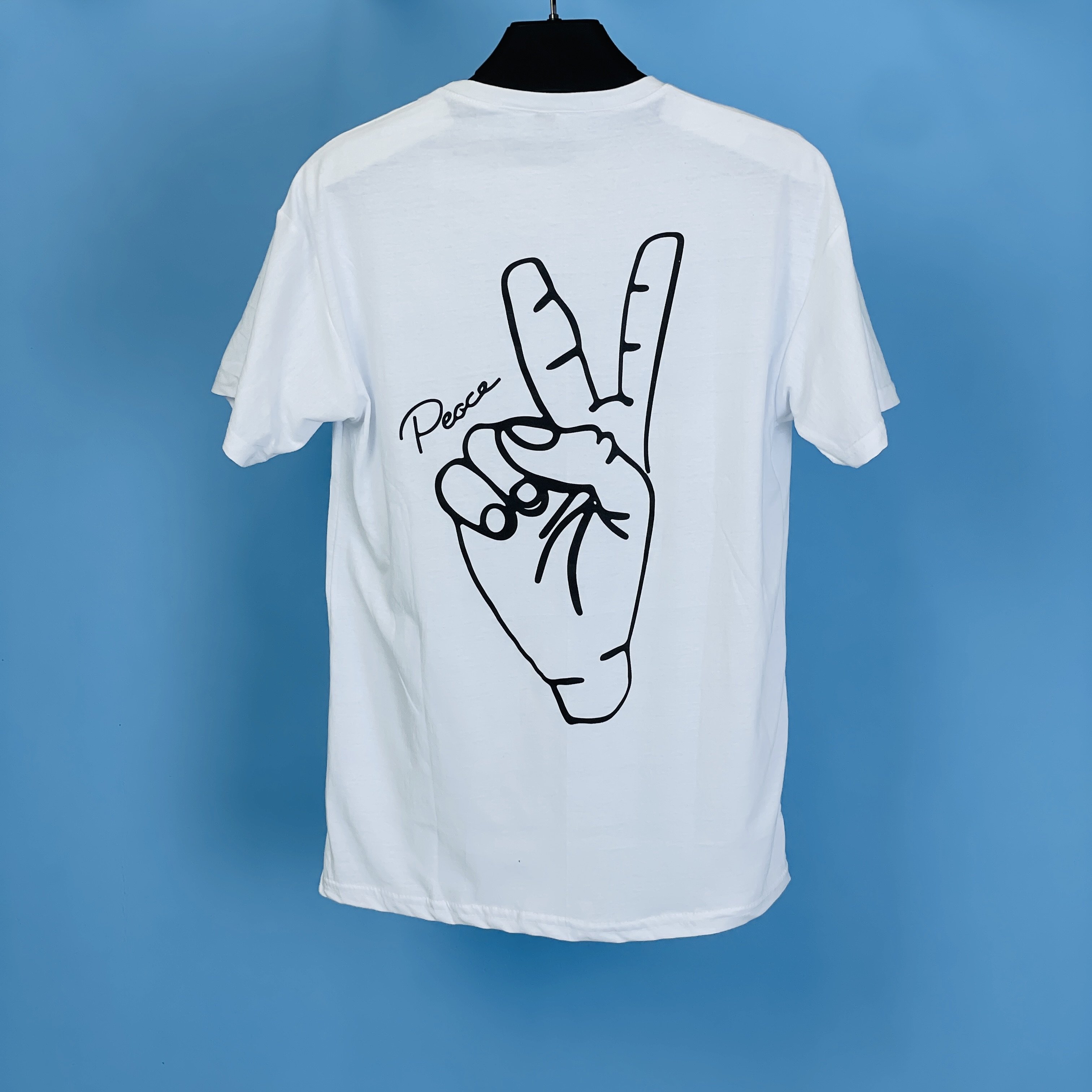 Tmb Peace Oversize Tişört Beyaz