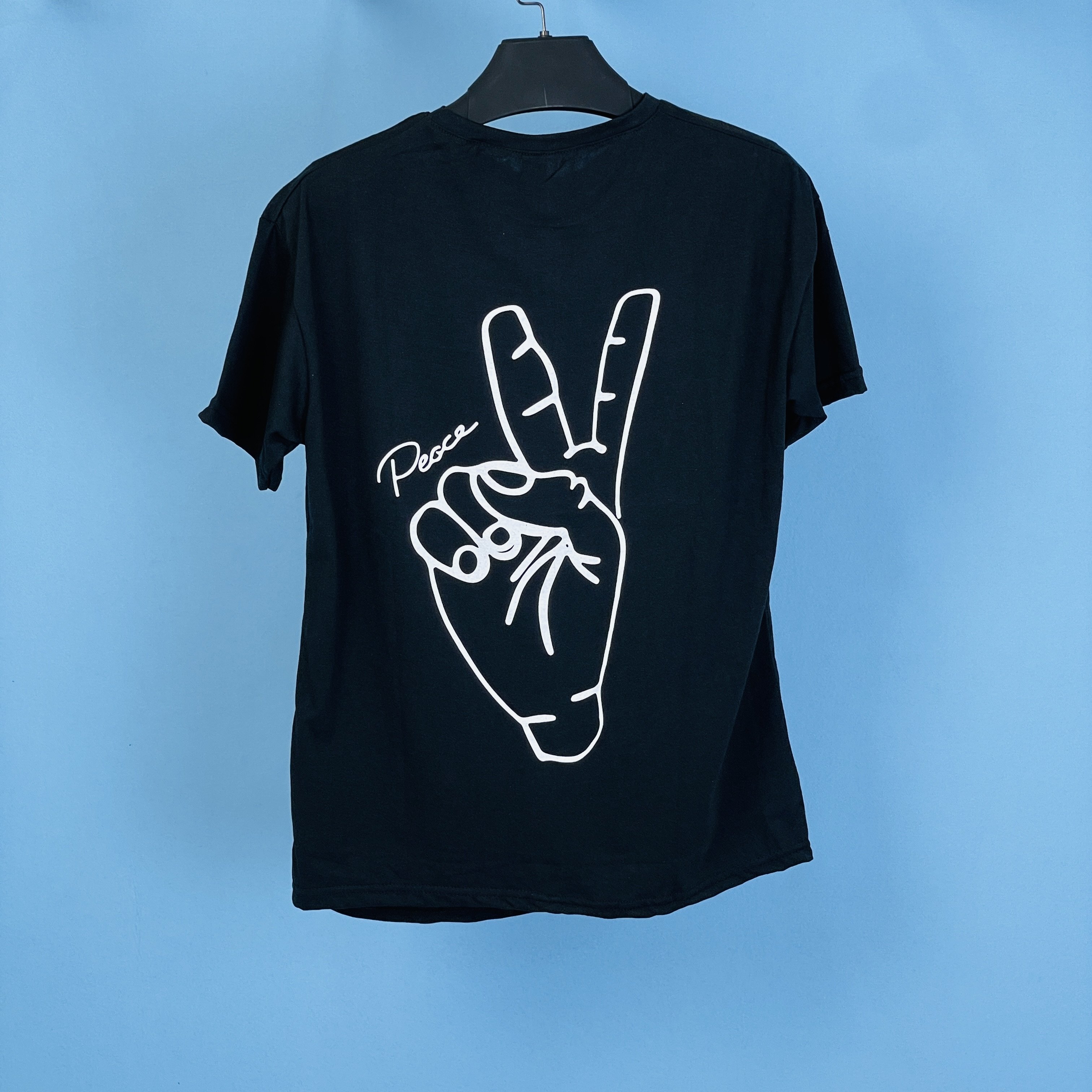 Tmb Peace Oversize Tişört Siyah