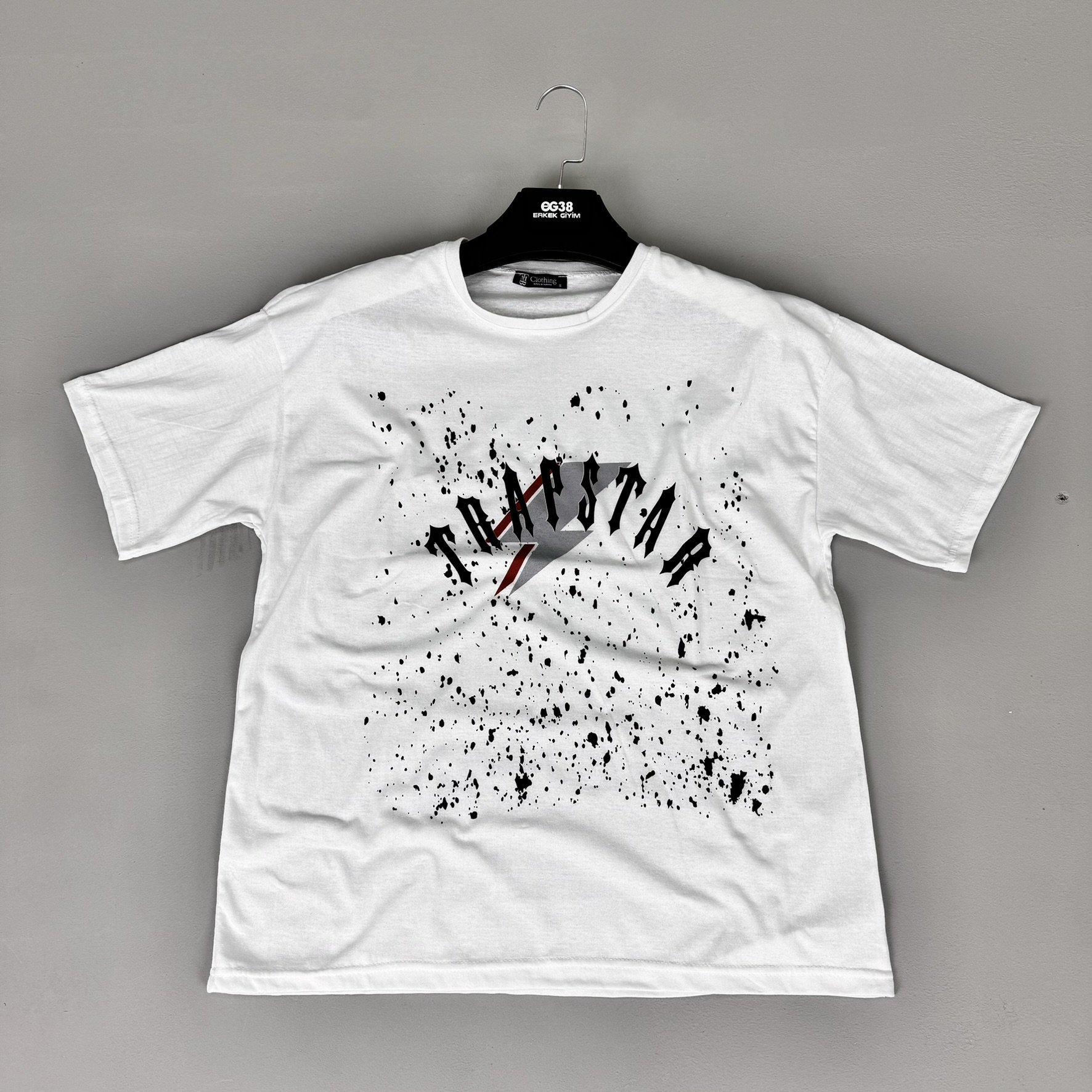 Tmb Trapstar Oversize Tişört Beyaz