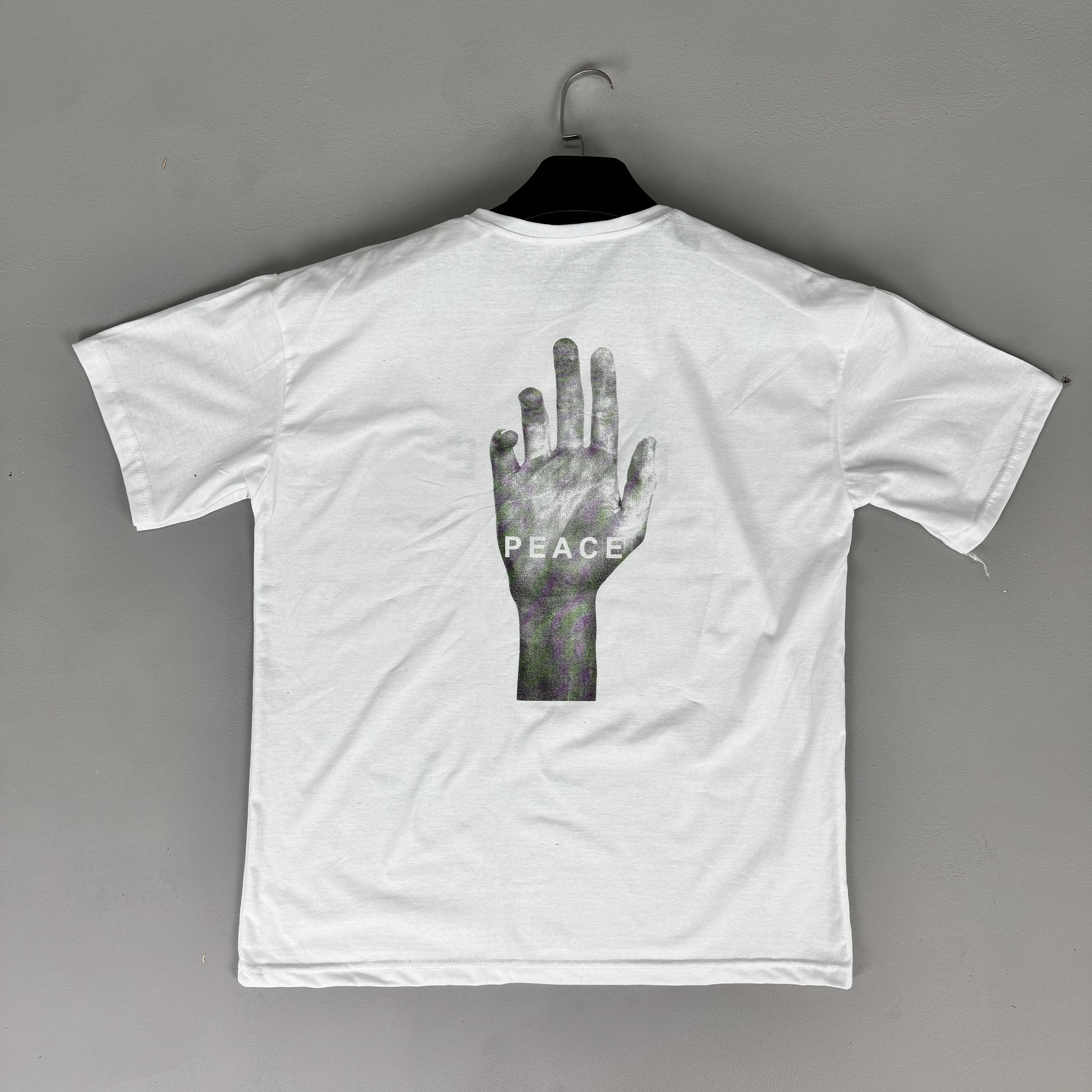 Tmb Yeni Peace Oversize Tişört Beyaz