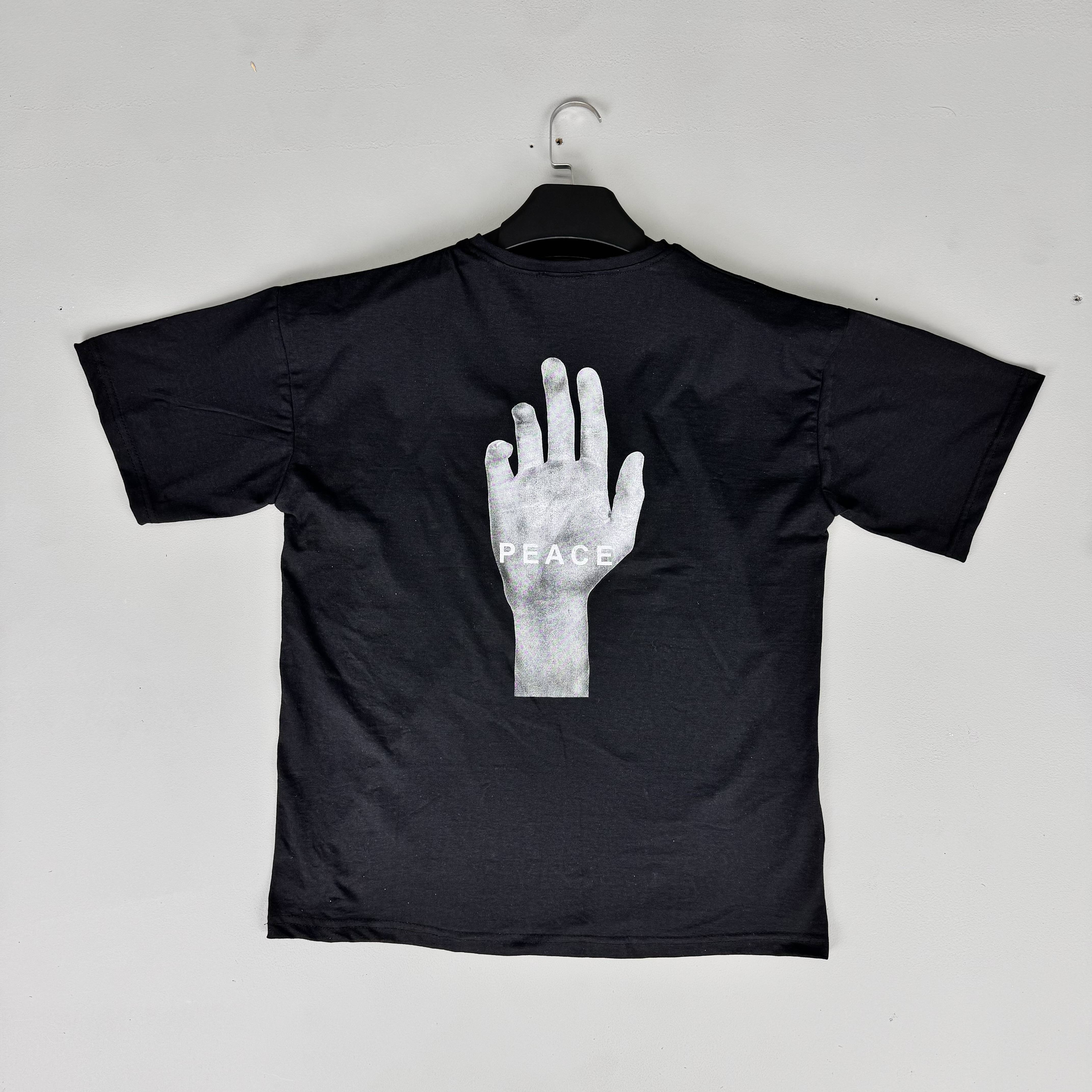 Tmb Yeni Peace Oversize Tişört Siyah